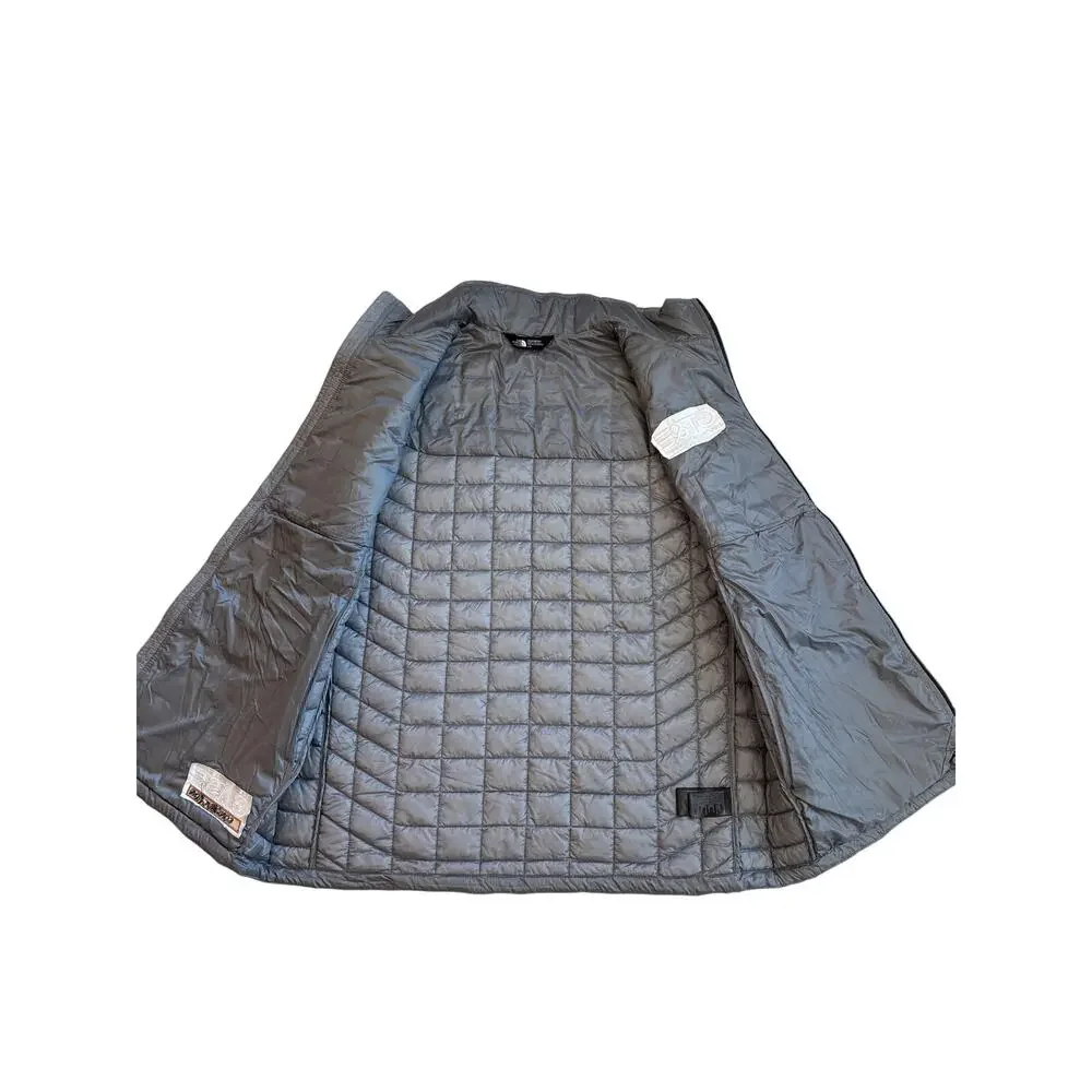 The North Face Theromball Vest Jacket Mens Large Gray Wind Blocking Lightweight